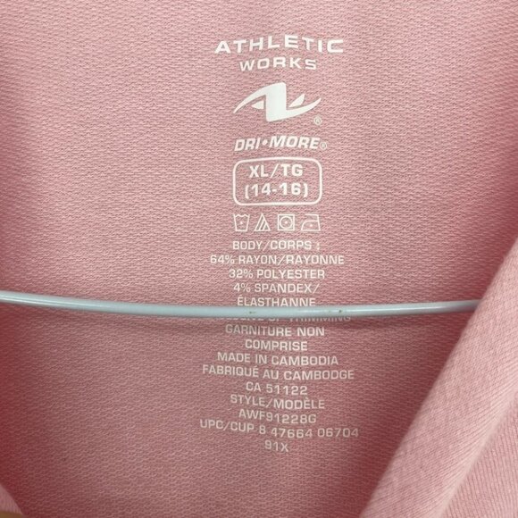 Activezone pastel pink long sleeve crop top - Picture 4 of 11